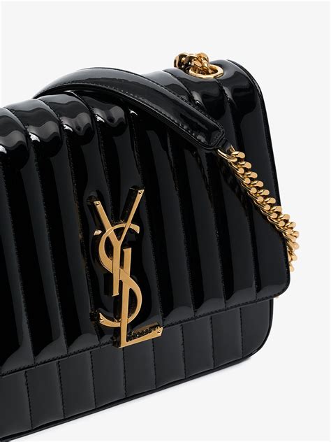 SAINT LAURENT Vicky medium quilted leather 